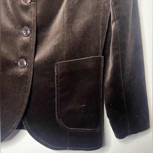 Brown’s of Bermuda brown velour jacket - Picture 3 of 6